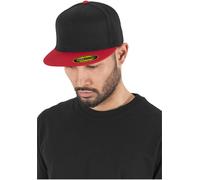 Flexfit Cap Premium 210 Fitted 2-Tone Nero/Rosso S/M Nero