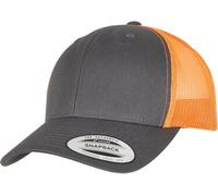 Flexfit Cap Retro Trucker 2-Tone Charcoal/Neon Orange Einheitsgröße Grigio