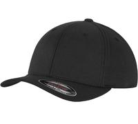 Flexfit Cappellino Bamboo NERO 6588 Baseball Kappe 6 Panel Stretch Fit