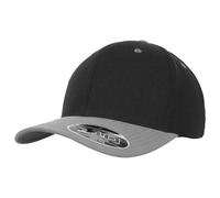 Flexfit Cappello da baseball '110 Fitted' grigio / nero, Taglia 55-60