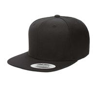 Flexfit Unisex-Bambini e ragazzi, berretto da baseball classico Snapback, blk/blk, per bambini