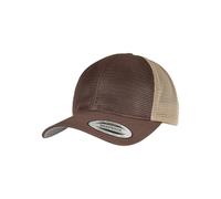 Flexfit Unisex YP Classics 360 OMNIMESH Cap 2-Tone Baseballkappe, Brown/Khaki, one Size