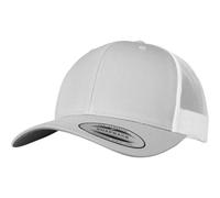Flexfit Retro Trucker 2-tone Silver/Wht One Size, Yupoong Headwear Unisex Adulto, Taglia unica