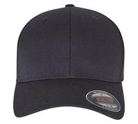 Flexfit 6277-Flexfit Wooly Combed, Cappellino da Baseball Unisex - Adulto, Nero (Charcoal), XS-S