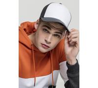 Flexfit Cappellino Retro Trucker colorato Front Grigio scuro/White/Grigio scuro Einheitsgröße Grigio