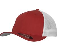 Flexfit Cappellino Trucker a rete 2-Tone Red/White L/XL Rosso
