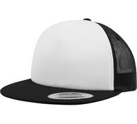 Flexfit Cappellino Trucker in schiumaith White Front Black/White/Black Einheitsgröße Nero