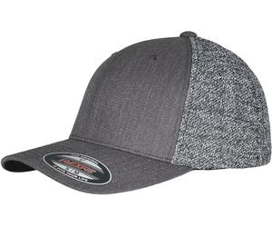 Flexfit Cappellino Trucker Melange Mesh Nero/Greymelange S/M Nero