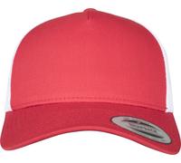 Flexfit Cappello 5 pannelli Retro Trucker 2-Tone Cappello Rosso/Biancoite Einheitsgröße Rosso