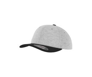 Flexfit Cappello A Due Toni Grigio-Nero Basecap Schirmmütze Kappe Mütze