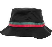 Flexfit Cappello a secchiello a righe Einheitsgröße Nero