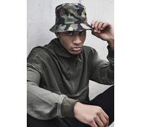 Flexfit Cappello a secchiello camo verde mimetico Einheitsgröße Verde