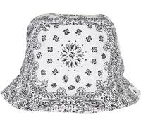 Flexfit Cappello a secchiello con stampa bandana Einheitsgröße Bianco