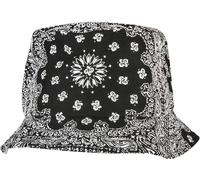 Flexfit Cappello a secchiello con stampa bandana Einheitsgröße Nero