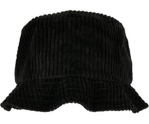 Flexfit Cappello a secchiello in velluto a coste grande nero Einheitsgröße Nero