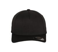 Flexfit Cappello Baseball Nero Plain Stretch Polyester Casual, S/M L/XL