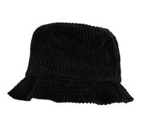 Flexfit Cappello a secchiello in velluto a coste grande nero Einheitsgröße Nero