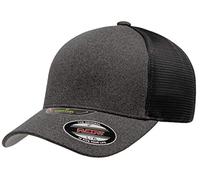 Flexfit Cappello Camionista UniPanel Melange, Grigio Scuro/Nero., Large-X-Large