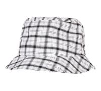 Flexfit Cappello Check Bucket Hat Einheitsgröße Bianco