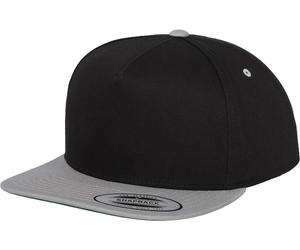 Flexfit Cappello classico a 5 pannelli Snapback Einheitsgröße Nero