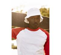 Flexfit Cappello Cotton Cappello a secchiello in twill Einheitsgröße Bianco