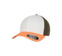 Flexfit Cappello da baseball cachi / arancione / bianco Donna Flexfit 56-57