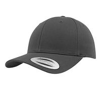 Flexfit Curved Classic Snapback, Berretto Unisex-Adult, Nero (charcoal), one size