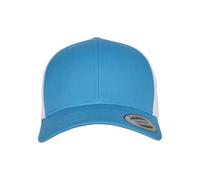 Flexfit Trucker retrò a 2 Toni Cappellino da Baseball, Turchese/Bianco, Taglia Unica Unisex-Adulto