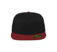 Flexfit Cappello da Baseball con Visiera Piatta, Cappello Bicolore, Cuciture Solide, Cappello in Stile Hip Hop, Disponibile in Diverse Taglie
