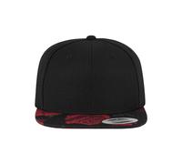 Flexfit Cappello da Baseball con Visiera Piatta, Motivo Rose, Materiale Traspirante, Cappello in Stile Hip Hop, Cappello Taglia Regolabile