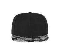 Flexfit Cappello da Baseball con Visiera Piatta, Motivo Rose, Materiale Traspirante, Cappello in Stile Hip Hop, Cappello Taglia Regolabile