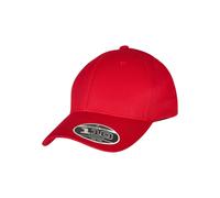 Flexfit 110 Visiera Curva Snapback Cappellino da Baseball, Rosso, Etichettalia Unica Unisex-Adulto