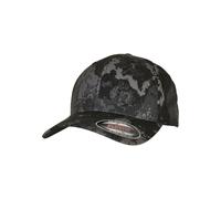 Flexfit Cappellino Veil Camo Baseball, Poseidon Nero, S-M Unisex-Adulto