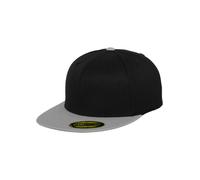 Flexfit Erwachsene Mütze Premium 210 Fitted 2-Tone, Blk/Gry, S/M, 6210T