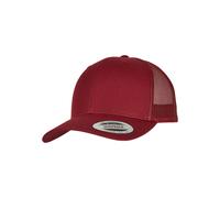Flexfit 6606-RetroTrucker, Cappellino da Baseball Unisex - Adulto, Rosso (Cranberry), Taglia Unica
