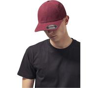 Flexfit Cappello Garment Washed Cotton Dad Hat Maroon S/M Rosso