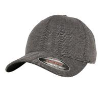 Flexfit Cappello Heringbone Melange Basecap Unisex Lisca di Pesce Sportivo