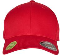 Flexfit Cappello da baseball Cotone biologico Unisex adulto Rosso L/XL