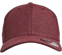 Flexfit Cappello Natural Melange Borgogna S/M Rosso