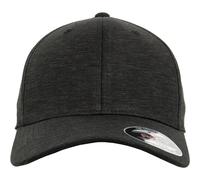Flexfit Cappello Natural Melange Originale 6Panel Classico Nero Bordeaux Basecap