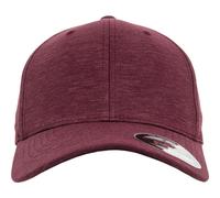 Flexfit Cappello Natural Melange Originale 6Panel Classico Nero Bordeaux Basecap