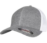 Flexfit Cappello Retro Trucker Melange Heathergrey/White S/M Grigio