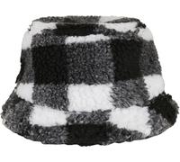 Flexfit Cappello Sherpa Check Bucket Hat Einheitsgröße Bianco