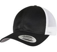 Flexfit Cappuccio 360° Omnimesh 2-Tone Cappuccio nero/biancoite Einheitsgröße Nero