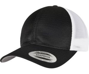 Flexfit Cappuccio 360° Omnimesh 2-Tone Cappuccio nero/biancoite Einheitsgröße Nero