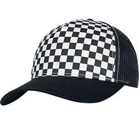 Flexfit Cappello da baseball 'Checkerboard Retro Trucker' nero / bianco, Taglia 55-60