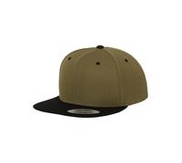 Flexfit Cappello da baseball oliva / nero, Taglia 55-60