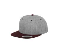 Flexfit Classic 2-Tone Snapback Cap Yupoong Heather Grey