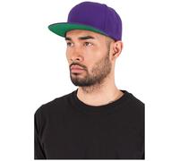 Flexfit Classic Snapback Cap, Mütze Unisex Kappe für Damen und Herren, One Size, Farbe purple