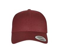 Flexfit Cappello da baseball grigio chiaro / rosso scuro / nero, Taglia 55-60
